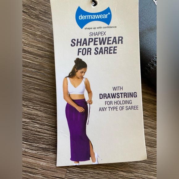 DERMAWEAR SKIRT Women's Blended Fabric Saree Shapewear - Picture 10 of 13